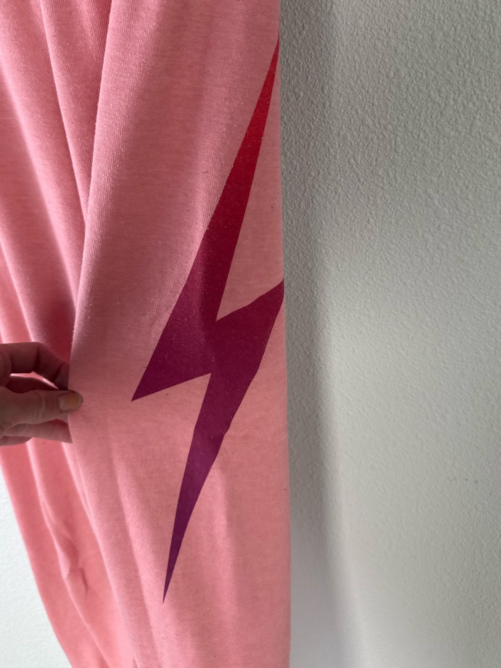 Aviator Nation Bolt Fade Sweatpants Pants Petal/Pink Purple Casual Women’s Small - Picture 8 of 13